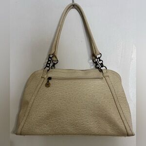 Nygard Vegan cream textured large shoulder bag *See Description*